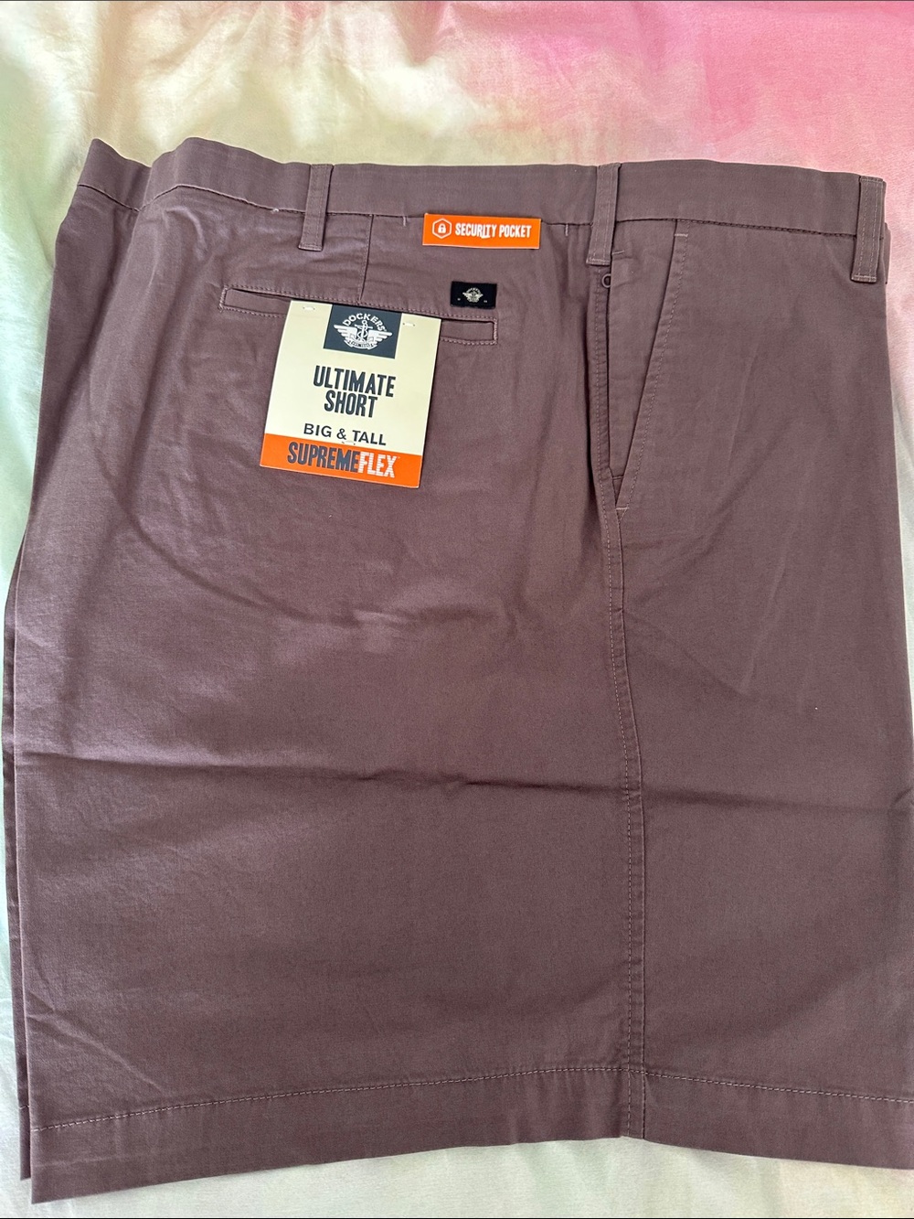 Dockers Ultimate Short Big & Tall Supreme Flex in Mauve
